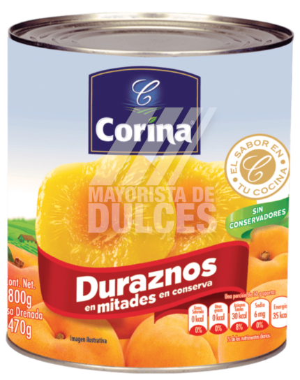LATA DE DURAZNO CORINA